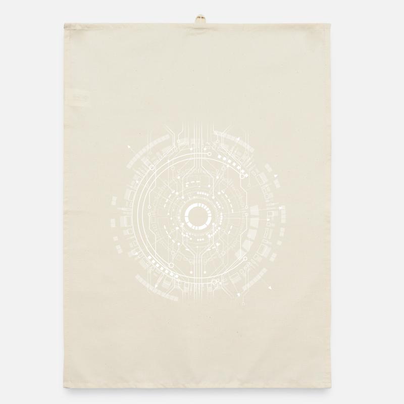 ordinateur c-base étoile space cpu nerd pc coder star Torchon bio