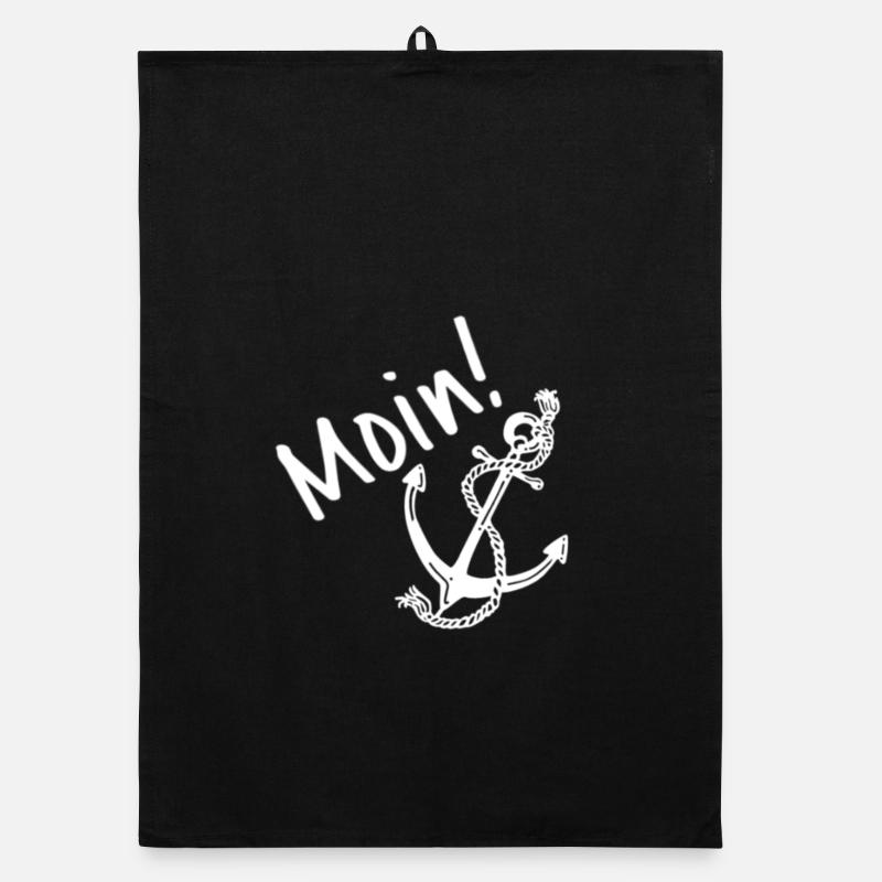 Moin Anker Nautik Design Organic Geschirrtuch