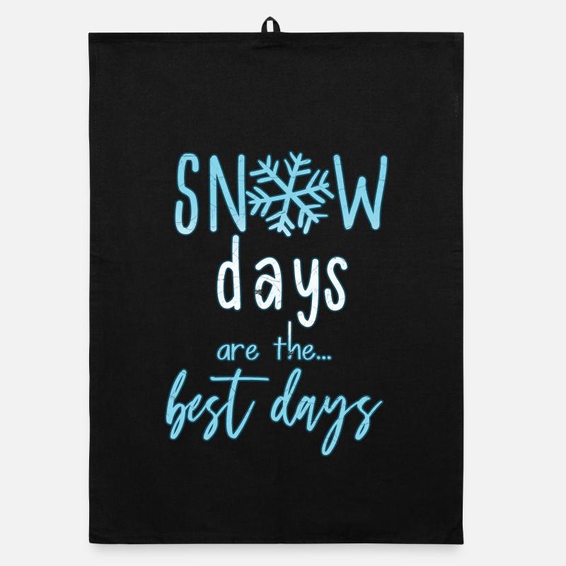 Winter Organic Geschirrtuch