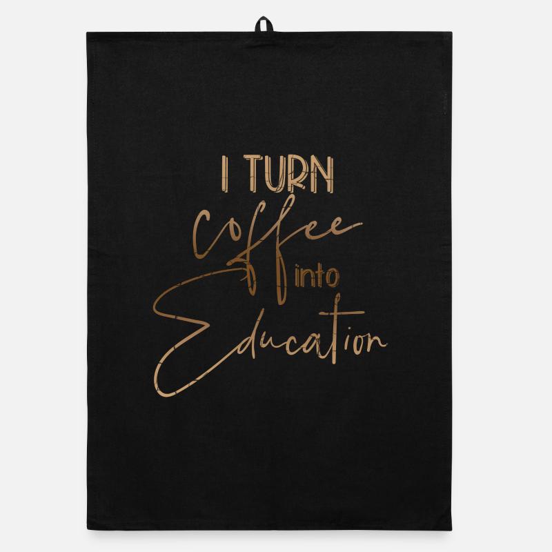 Kaffee Organic Geschirrtuch