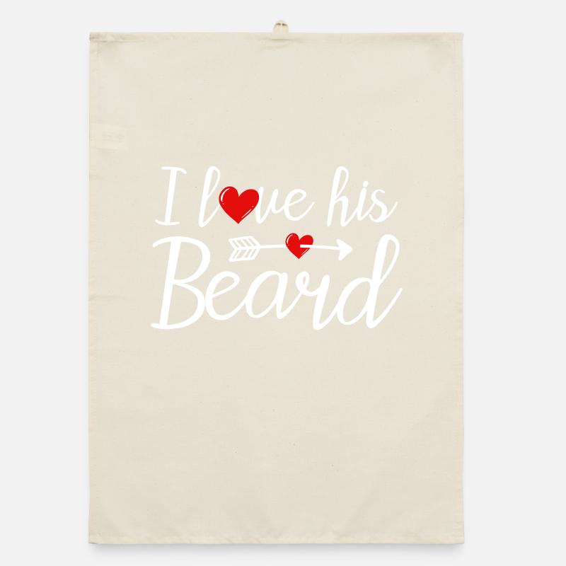 Beard bearded beard wearers Organic dish towel