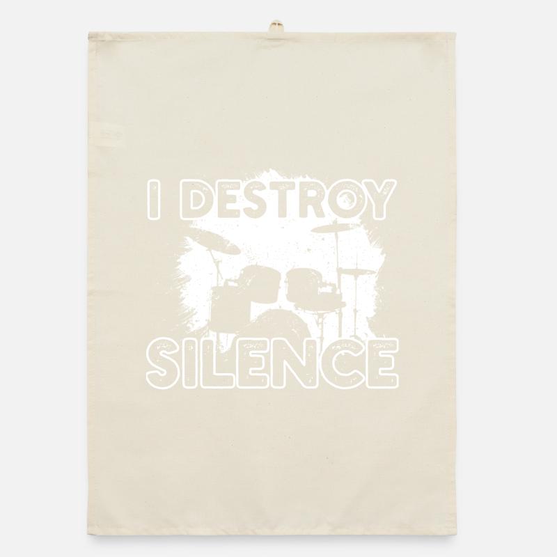 Drums Drummer Organic dish towel