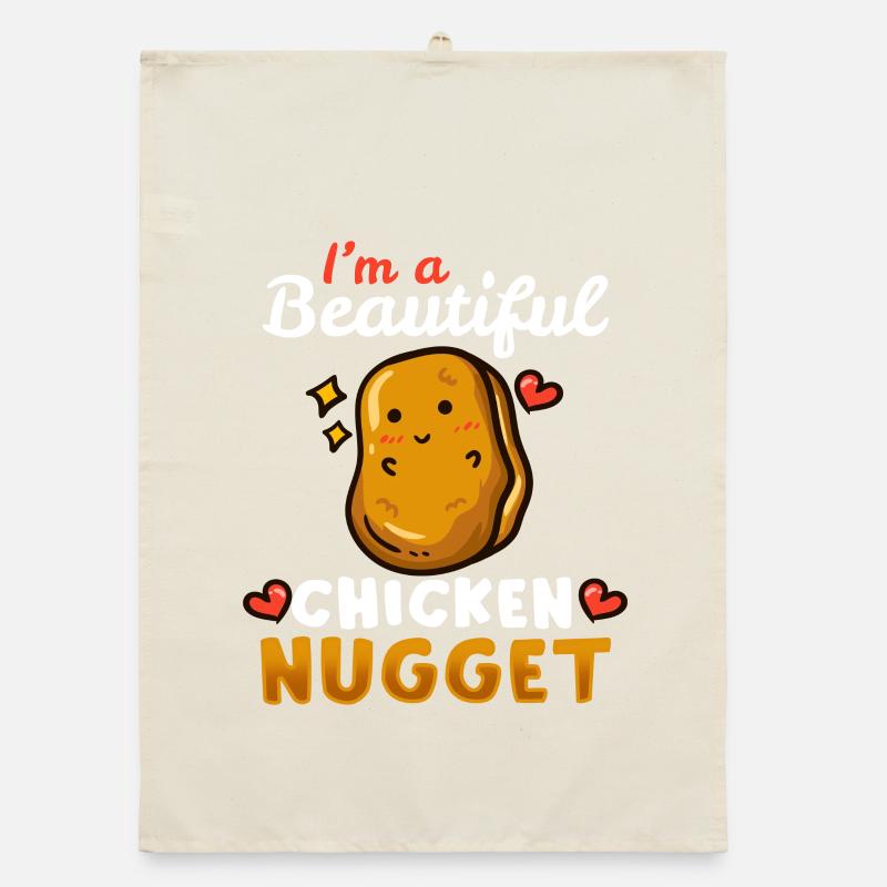 Chicken Nuggets Organic dish towel