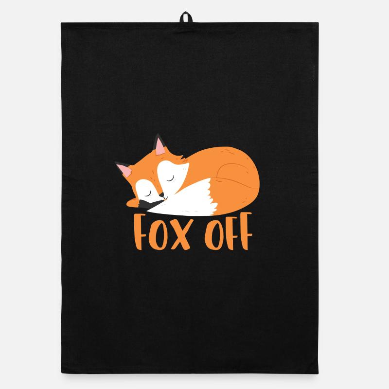 Fox fox off Organic dish towel