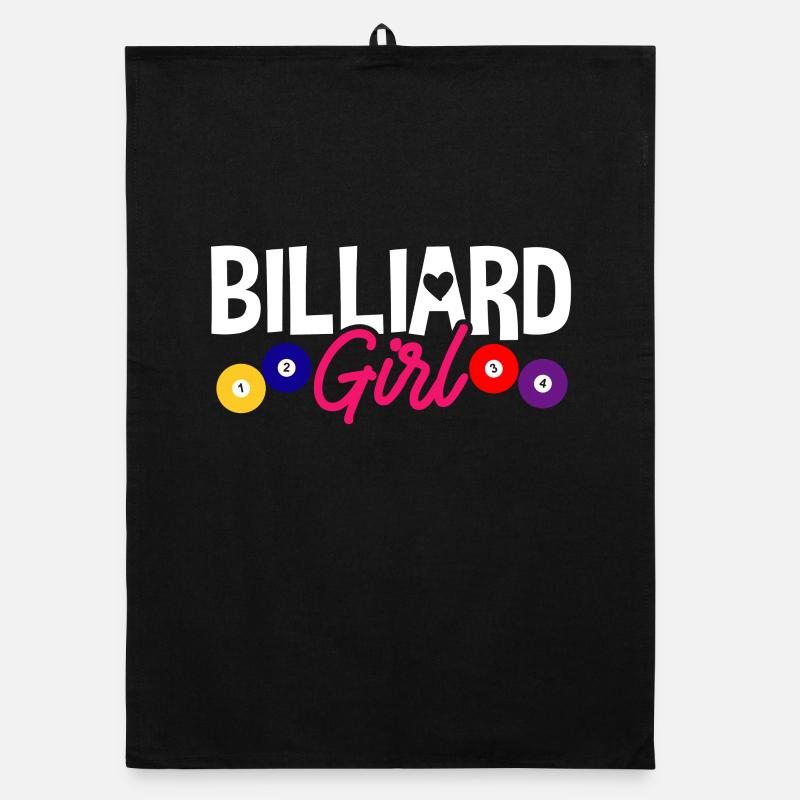 Billard Billard Pool Organic Geschirrtuch
