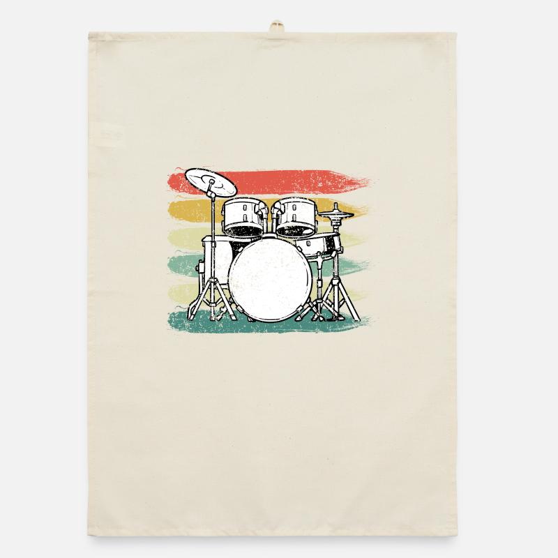 Drummer Drums Organic dish towel