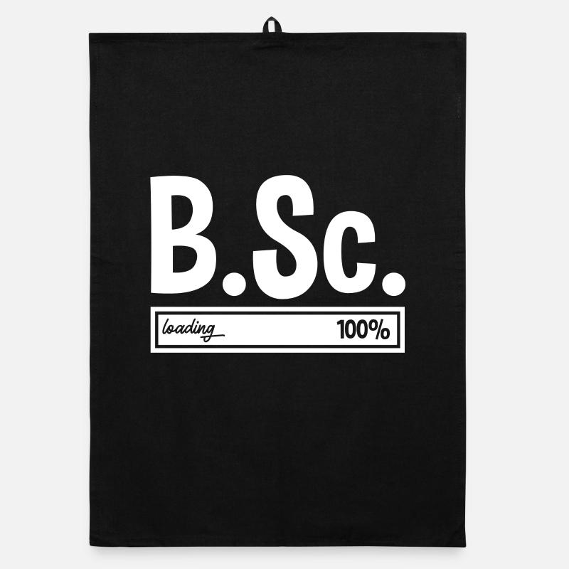 Bachelor of Science B.Sc. Abschluss Organic Geschirrtuch
