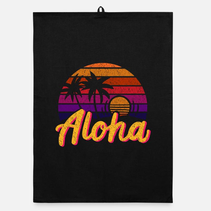 Aloha Retro Organic Geschirrtuch