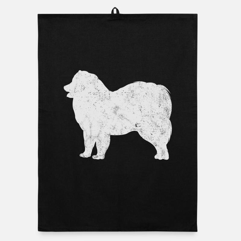 Samoyed Samoyed propriétaire de chien Torchon bio