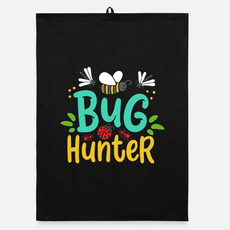 Entomologiste attrapeur d’insectes coccinelles Torchon bio