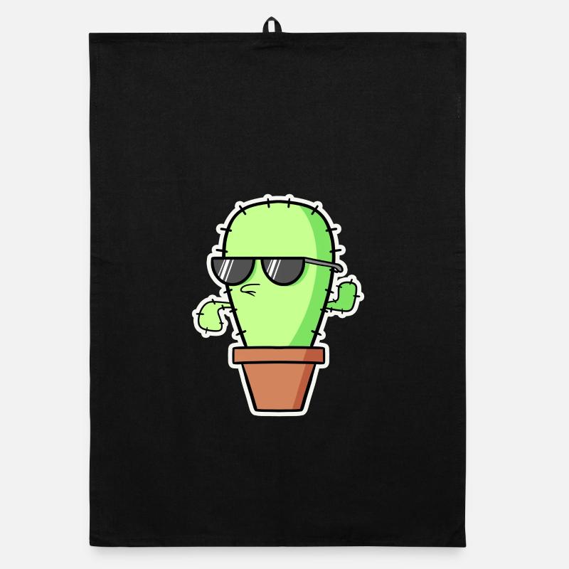 Cool cactus Organic dish towel