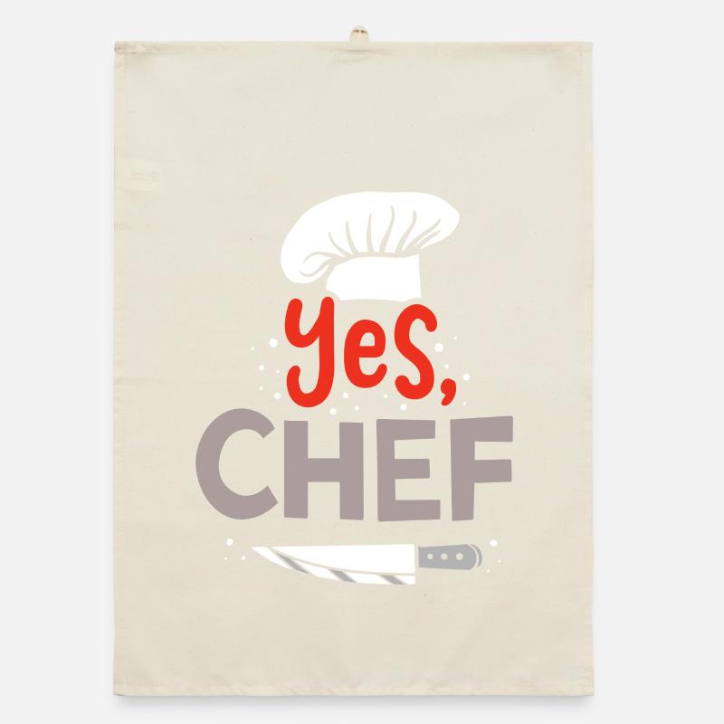 Chefkoch Koch Küchenchef Organic Geschirrtuch