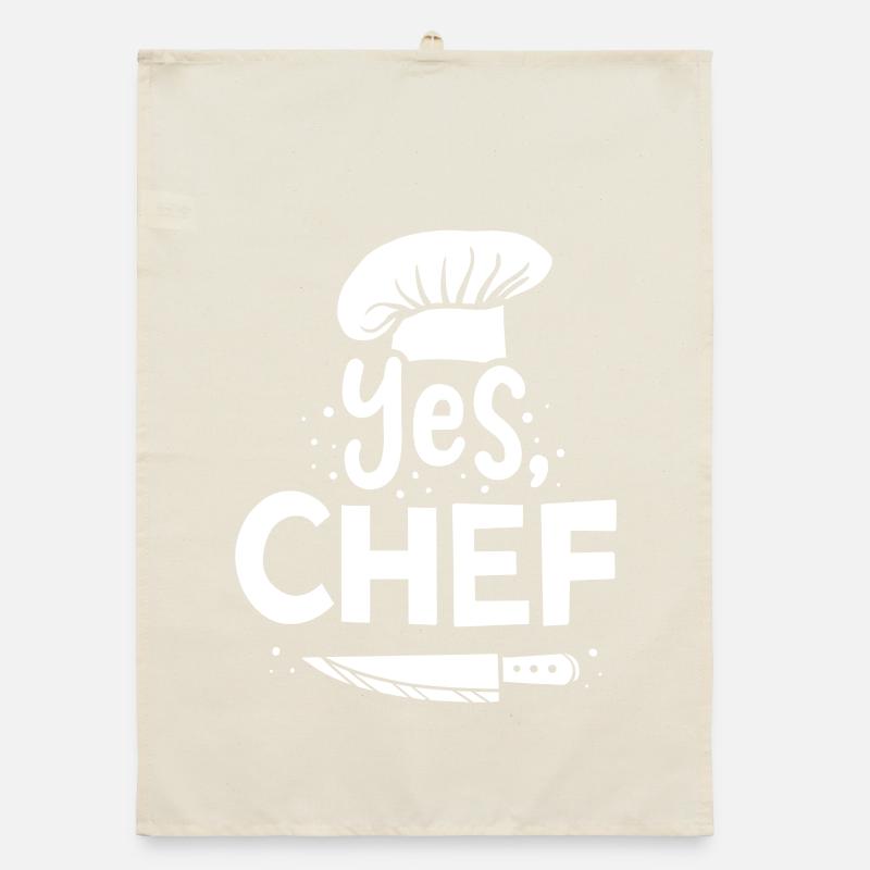 Cuisinier Chef cuisinier Torchon bio
