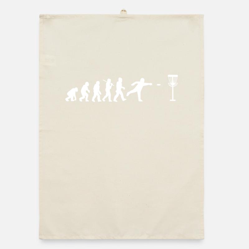 Disc Golfing Disc Golfer Organic Geschirrtuch