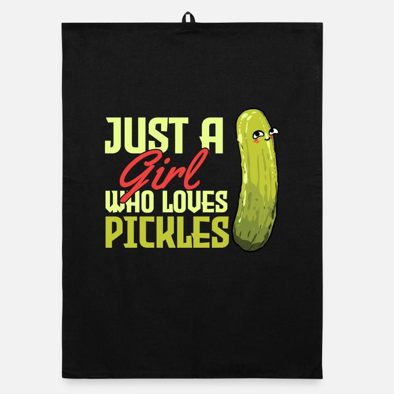 Amoureux des cornichons Torchon bio