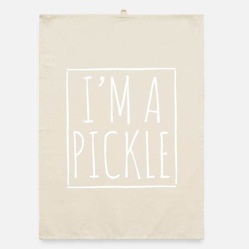 Je suis végétarien végétalien concombre concombre Torchon bio