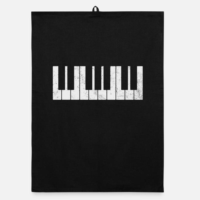 Clavier de pianiste piano Torchon bio