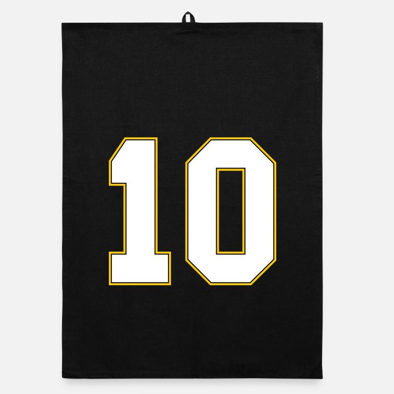 10 number jersey Organic dish towel