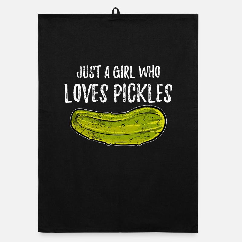 Cornichons Cornichons Amoureux Cornichons Torchon bio