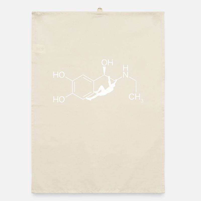 Adrenaline – climbing at the molecular level Organic dish towel