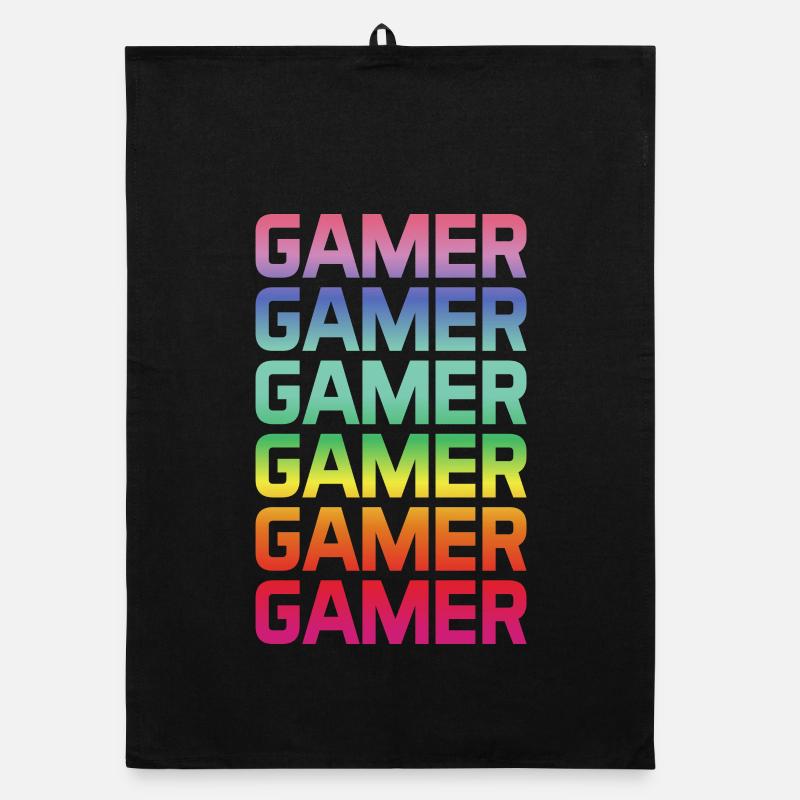 Gamer Rainbow Multiple Torchon bio