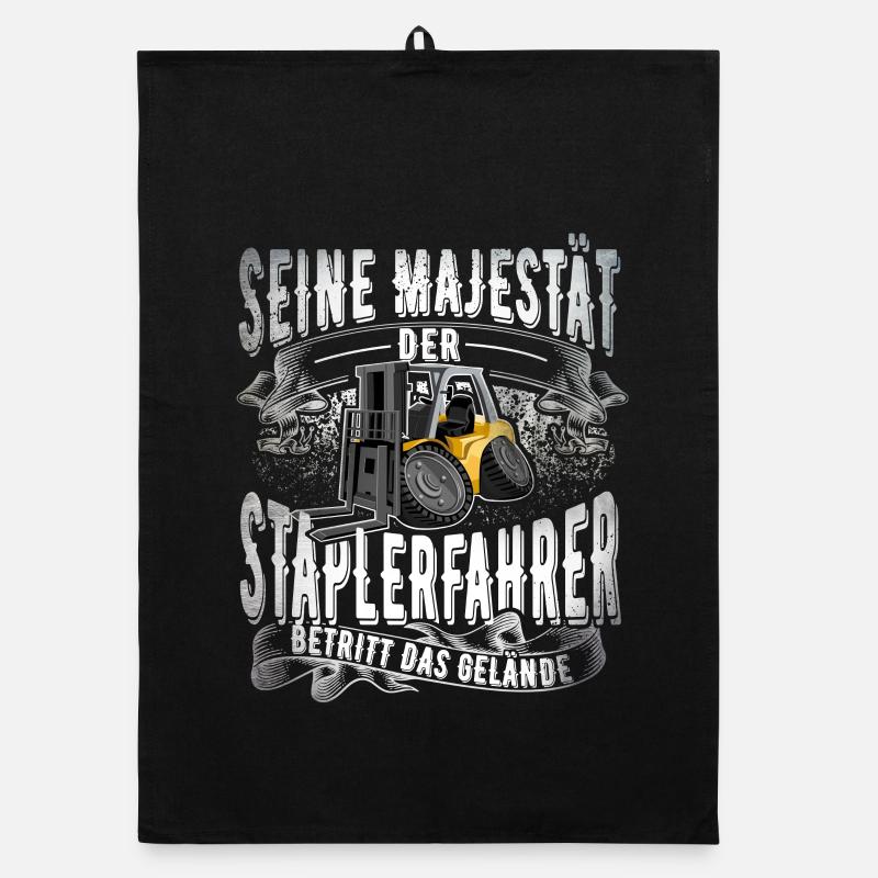 Staplerfahrer Organic Geschirrtuch