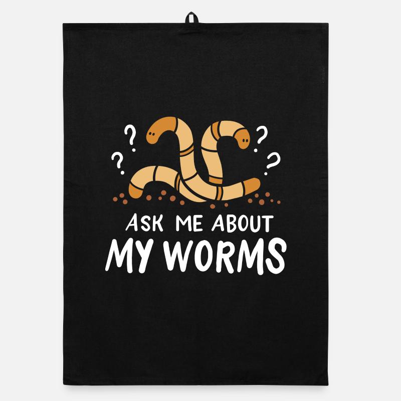Worms Worm builders Organic dish towel