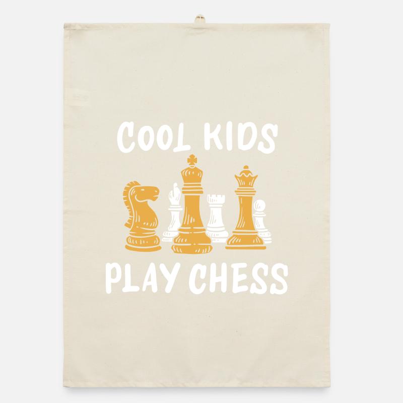 Pièces d'échecs Torchon bio