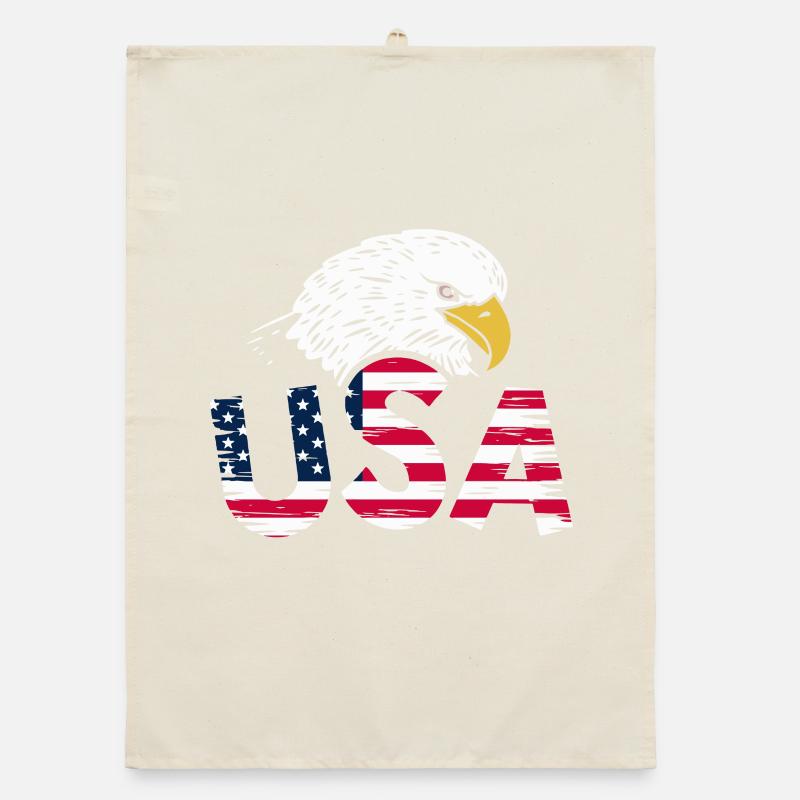 USA Eagle Organic dish towel