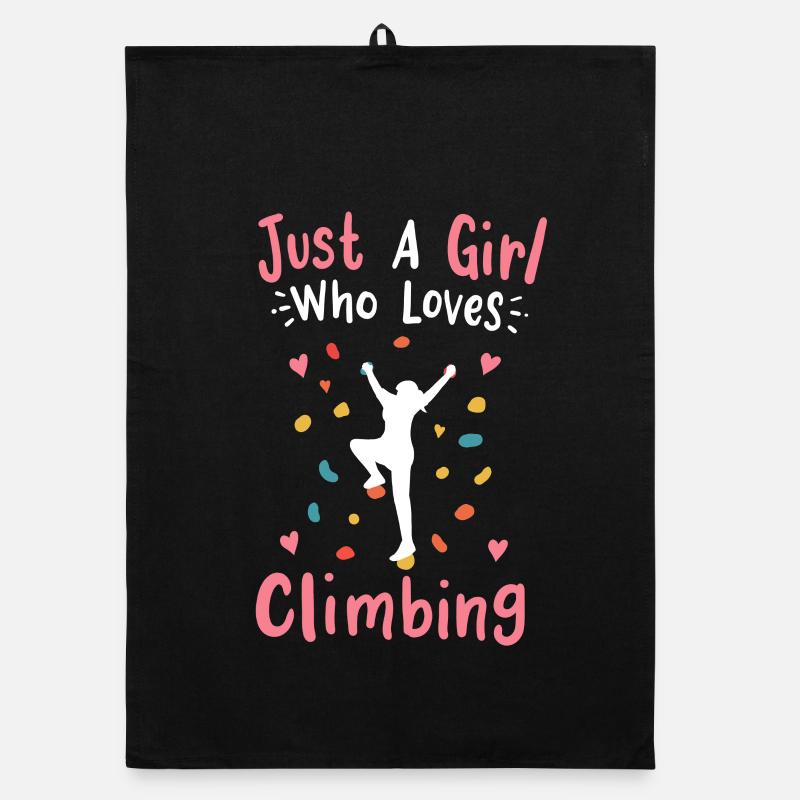 Wall climbing bouldering Organic dish towel
