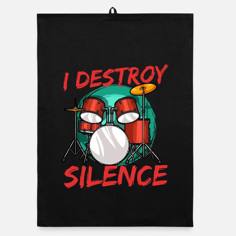 Drummer Drums Organic dish towel