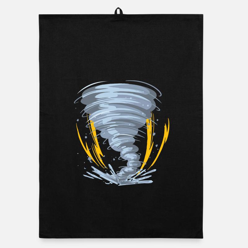 Tornado Hurricane Windstorm Gift Idea Organic dish towel