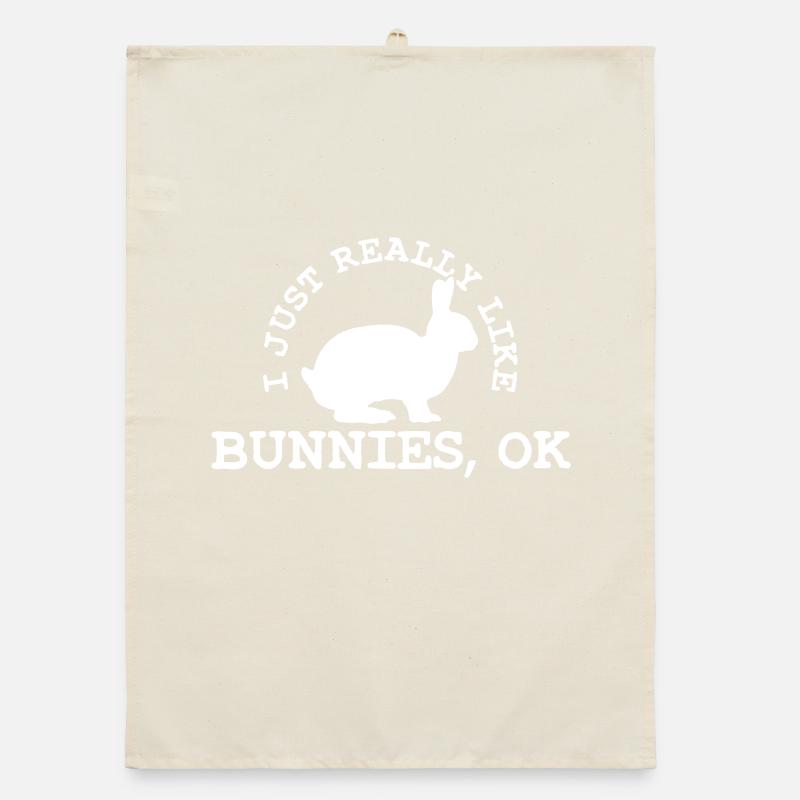 Bunny Rabbit Bunny Lover Organic dish towel
