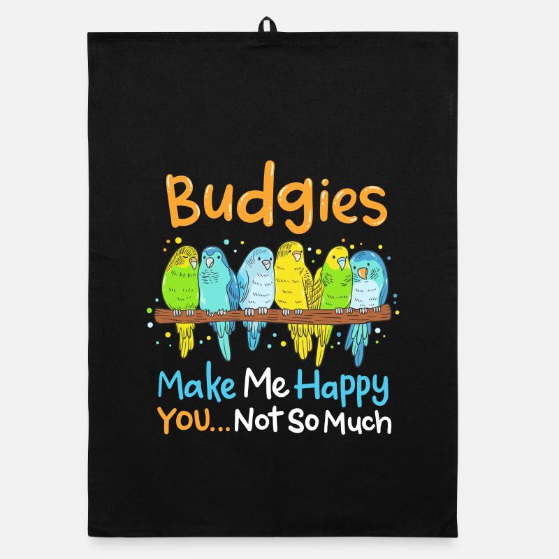 Perruches Perruches Oiseaux Torchon bio