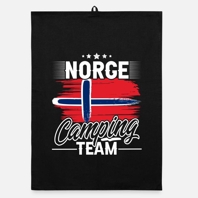 L'équipe de camping de Norvège Torchon bio