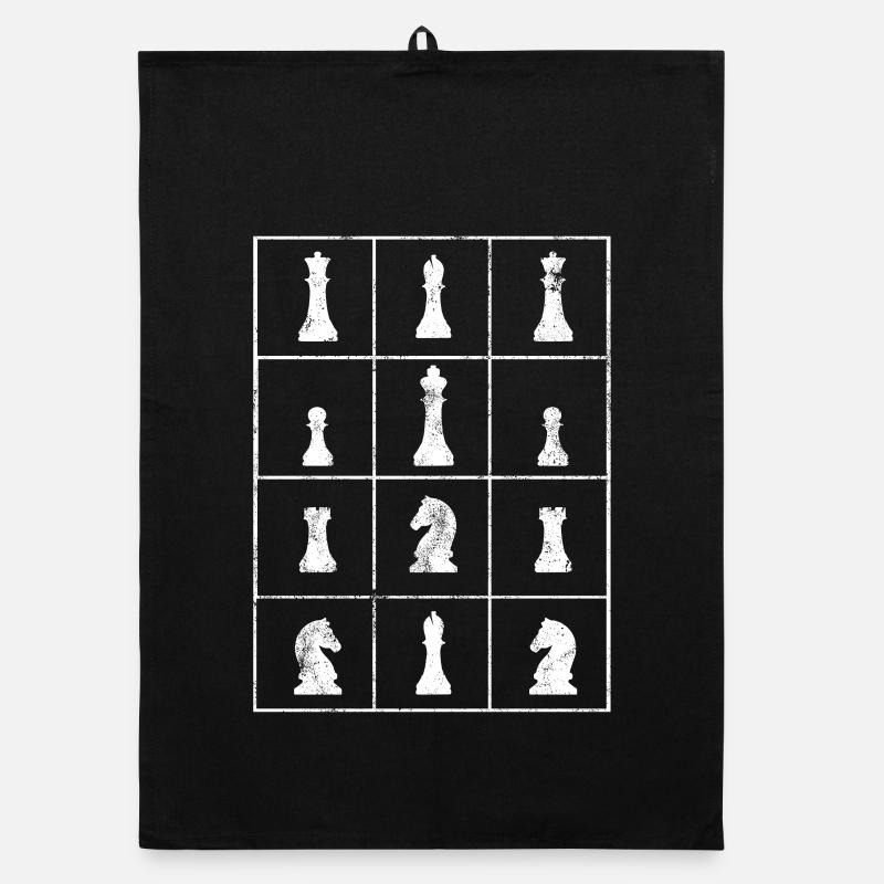 Chess Chessboard Chess Player Organic dish towel