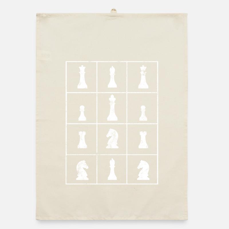 Chess Chessboard Chess Player Organic dish towel