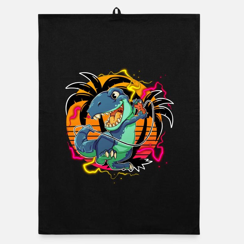 Jeu T Rex Gamer Torchon bio