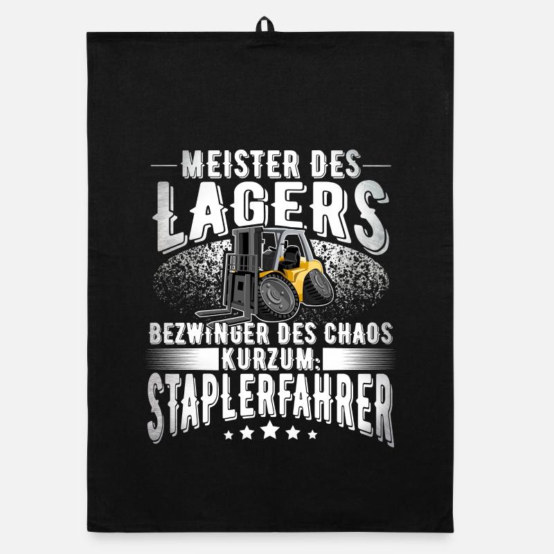 Staplerfahrer Organic Geschirrtuch