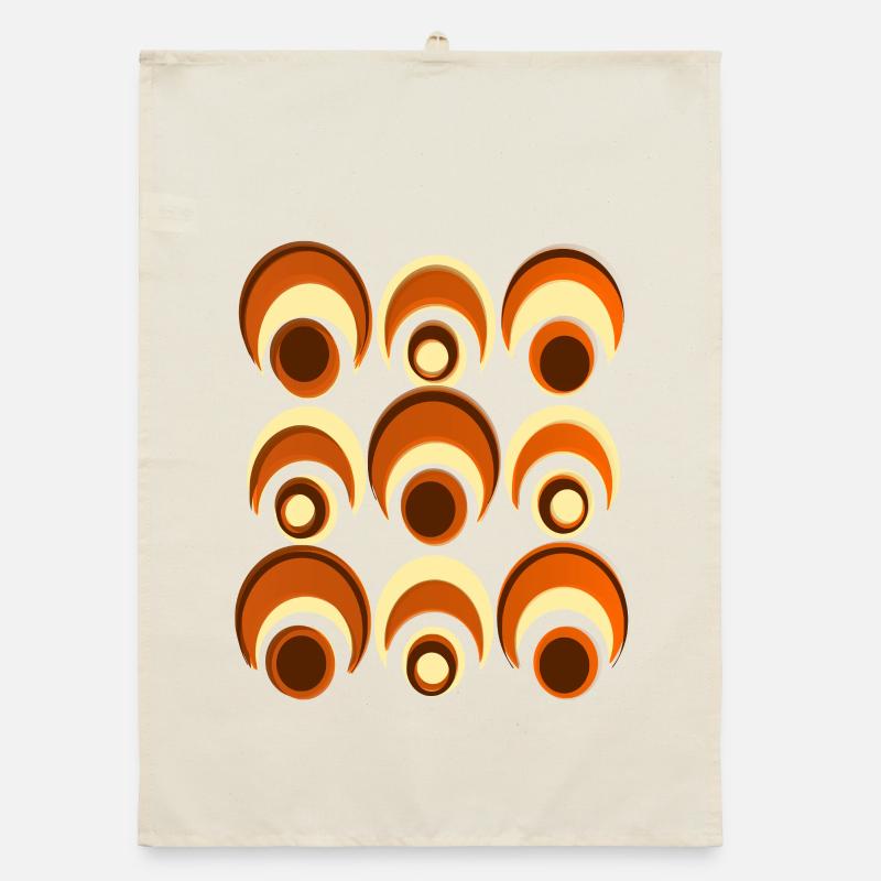 60s 70s Retro Pattern Circle Style Pattern Torchon bio