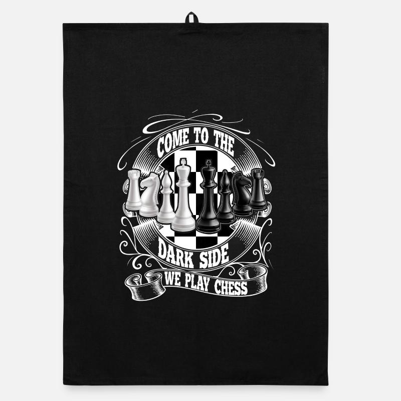 chess Organic dish towel