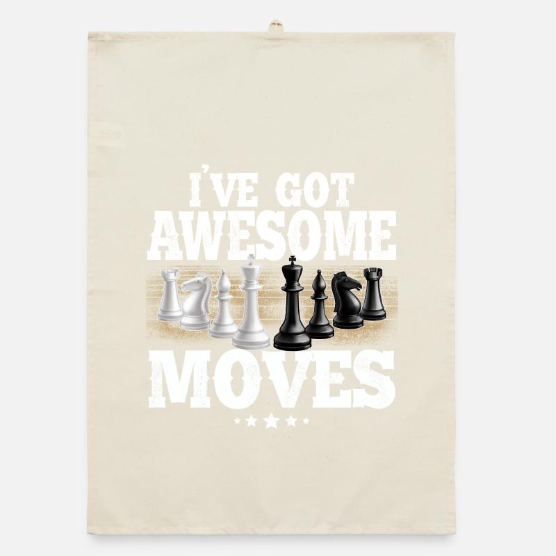 Chess Organic dish towel