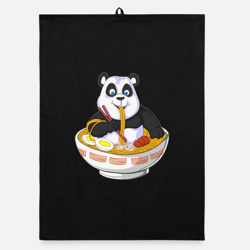 panda anime manger ramen Torchon bio