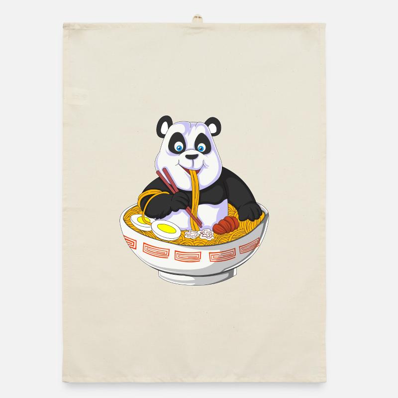 panda anime manger ramen Torchon bio
