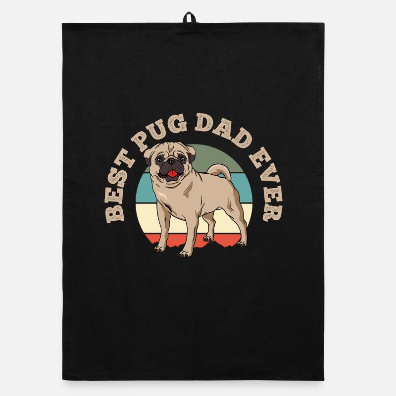 Pug Organic dish towel