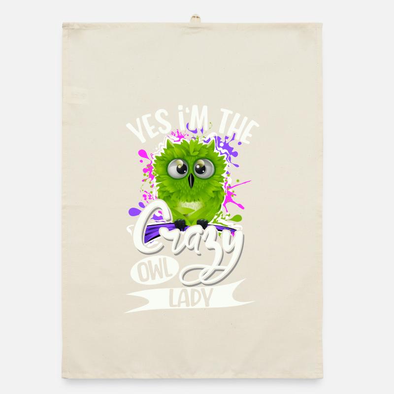 Eule Organic Geschirrtuch