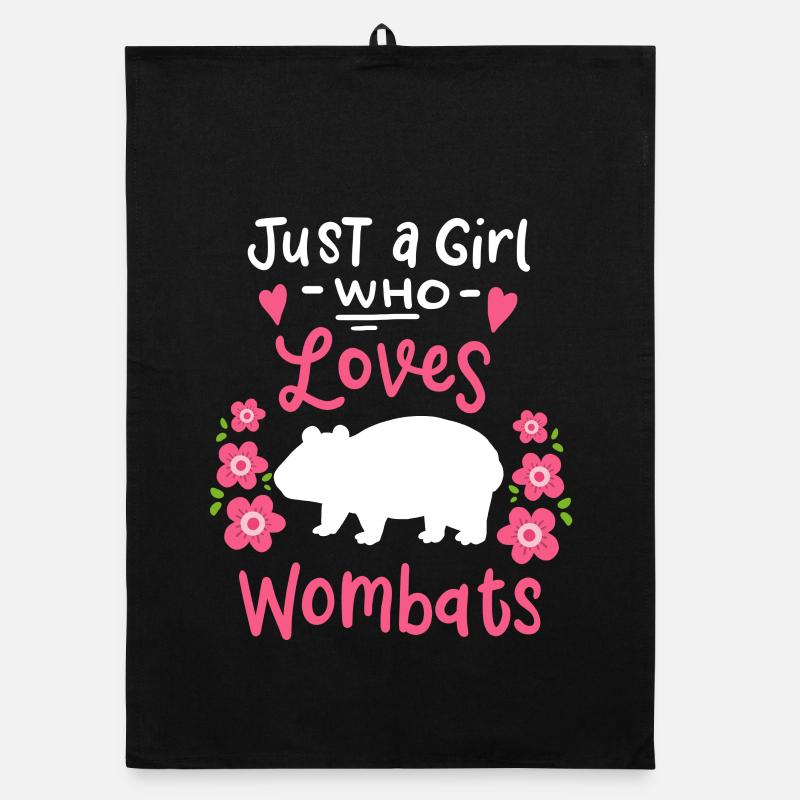 Wombat Wombat Lover Australian Organic dish towel