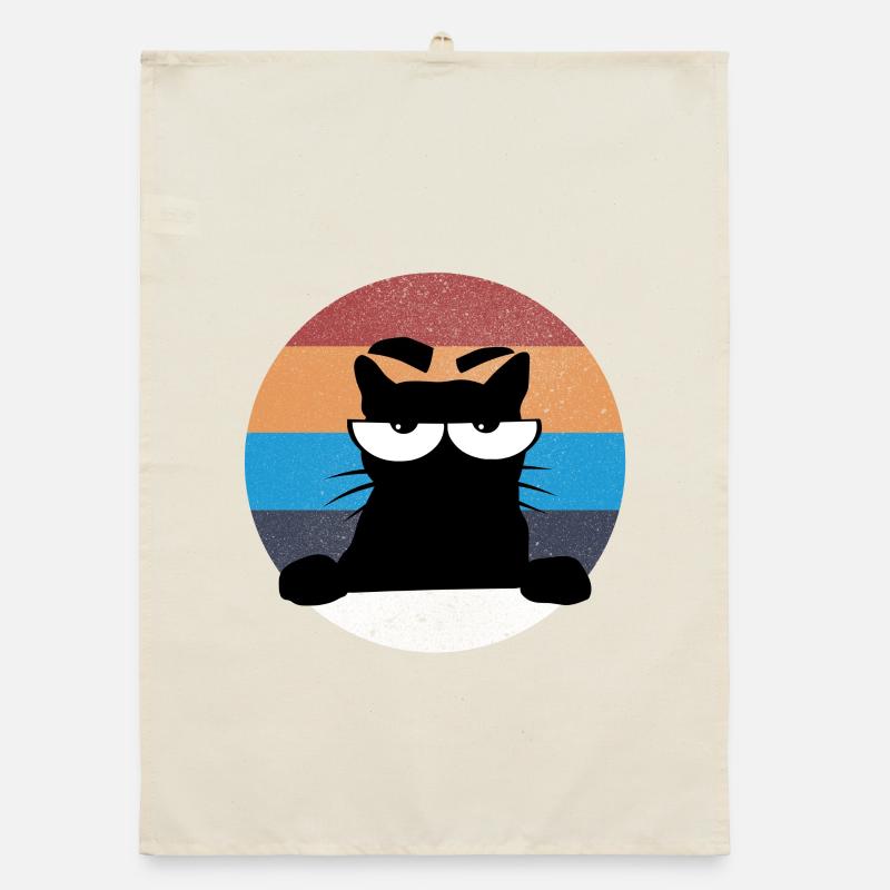 Grumpy Katze Organic dish towel