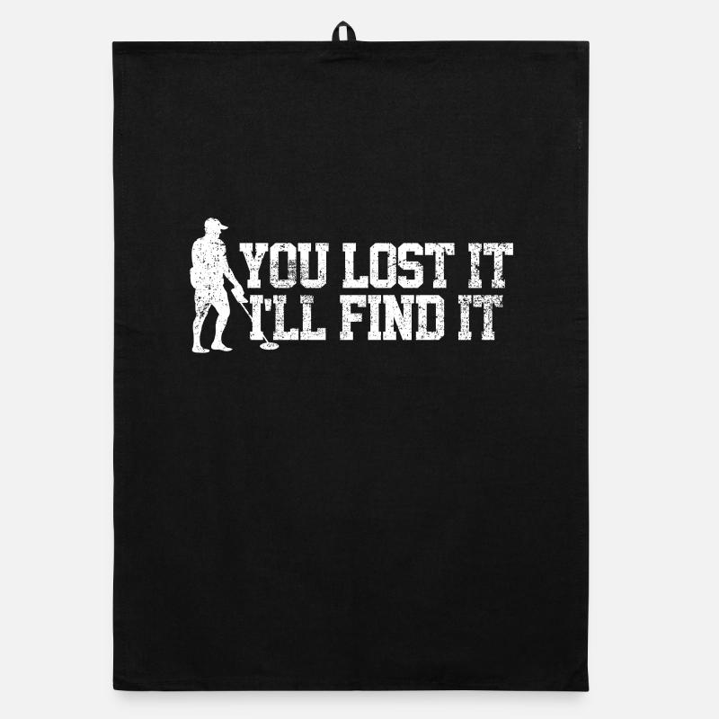 Metal detection detectorist Organic dish towel