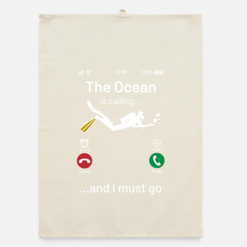 diver Organic dish towel